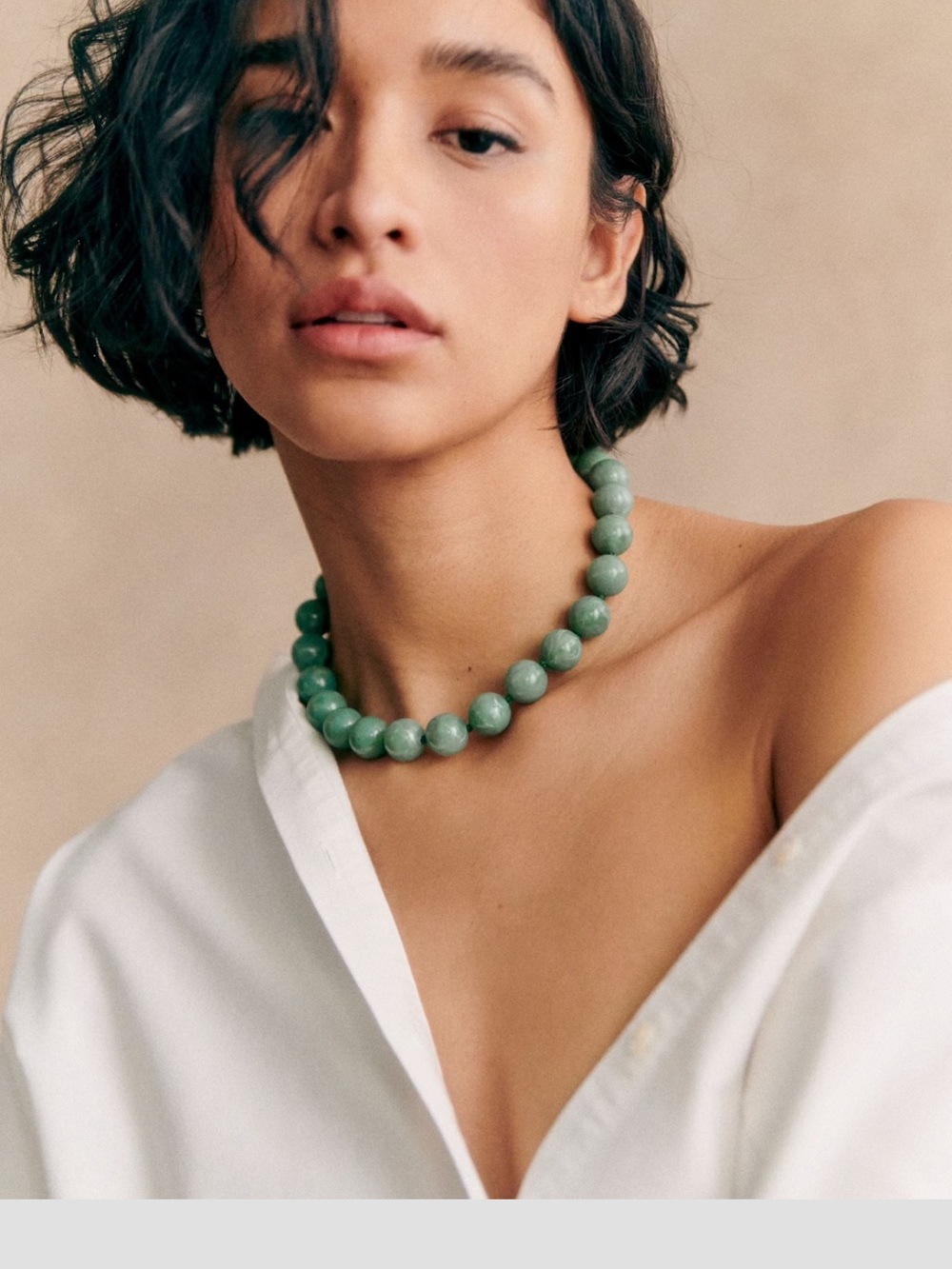 For trade only— Sezane Danae Necklace in Vintage Blue